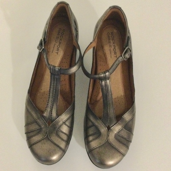 Rockport US 10 Wide Gold Sandals - Picture 1 of 4